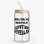 Банка с бамбуковой крышкой