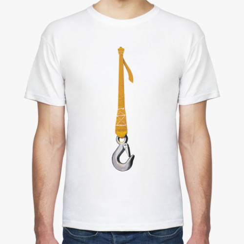 Футболка с принтом Галстук с крюком