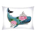 Кит кашалот в цветах