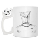 Кружка с футбольным мячиком
