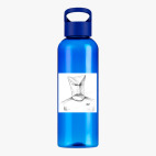 Прозрачная спортивная бутылка