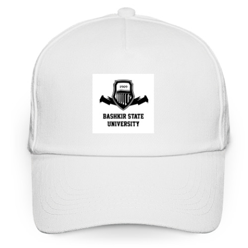 Кепка бейсболка с принтом БашГУ. БГУ