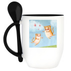 Кружка с ложкой