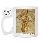 Кружка с футбольным мячиком