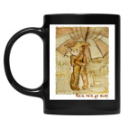 Кружка цветная UV-DTF