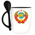 Кружка с ложкой