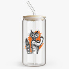 Банка с бамбуковой крышкой