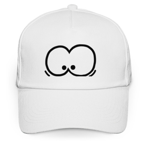 Кепка бейсболка с принтом Глаза