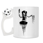 Кружка с футбольным мячиком