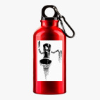 Металлическая бутылка 400 мл UV-DTF