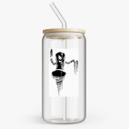 Банка с бамбуковой крышкой