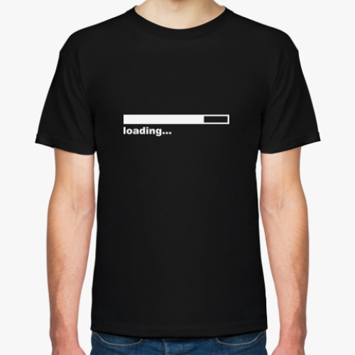 Футболка с принтом Гружусь