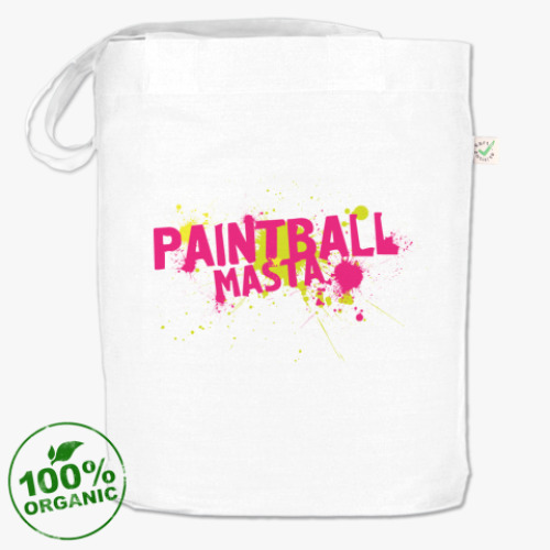 Сумка шоппер с принтом Paintball MASTA