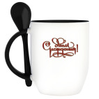 Кружка с ложкой