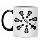 Кружка двухцветная