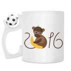 Кружка с футбольным мячиком