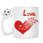 Кружка с футбольным мячиком