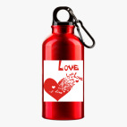 Металлическая бутылка 400 мл UV-DTF