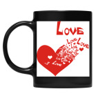 Кружка цветная UV-DTF