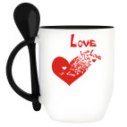 Кружка с ложкой