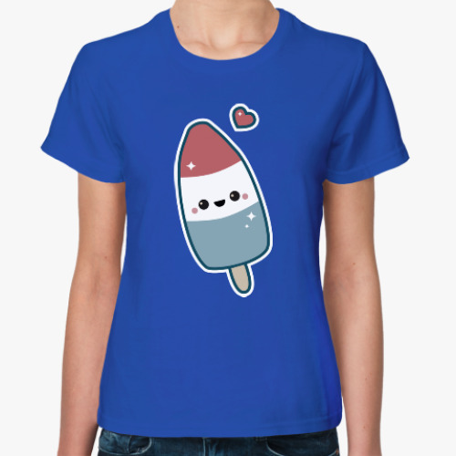 Женская футболка Веселая мороженка
