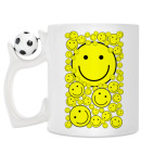 Кружка с футбольным мячиком