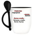Кружка с ложкой