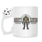 Кружка с футбольным мячиком