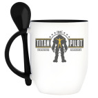 Кружка с ложкой