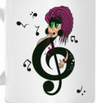 Неформалка скрипичный ключ