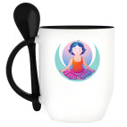 Кружка с ложкой