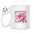 Кружка с футбольным мячиком