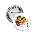 Значок 37 мм Смайл