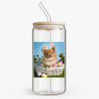 Банка с бамбуковой крышкой