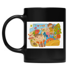 Кружка цветная UV-DTF