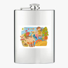 Фляжка стальная