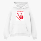 Толстовка худи оверсайз