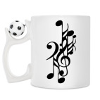 Кружка с футбольным мячиком