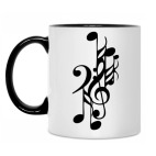 Кружка двухцветная