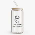 Банка с бамбуковой крышкой