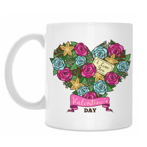 Кружка с принтом День Святого Валентина