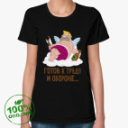 Женская футболка органик