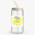 Банка с бамбуковой крышкой