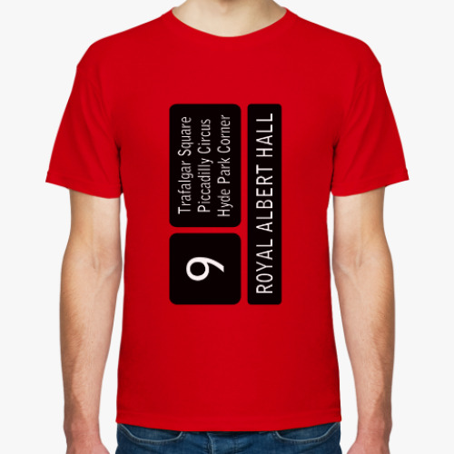 Футболка с принтом London Bus Sign