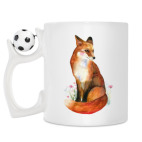 Кружка с футбольным мячиком