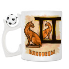 Кружка с футбольным мячиком