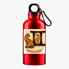 Металлическая бутылка 400 мл UV-DTF