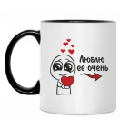 Кружка двухцветная