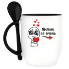 Кружка с ложкой