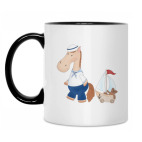 Кружка двухцветная